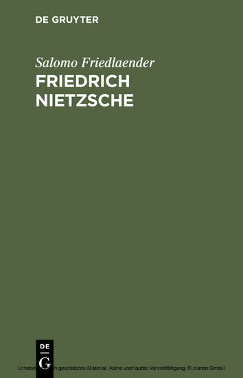 Friedrich Nietzsche main product photo