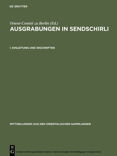 Einleitung und Inschriften main product photo