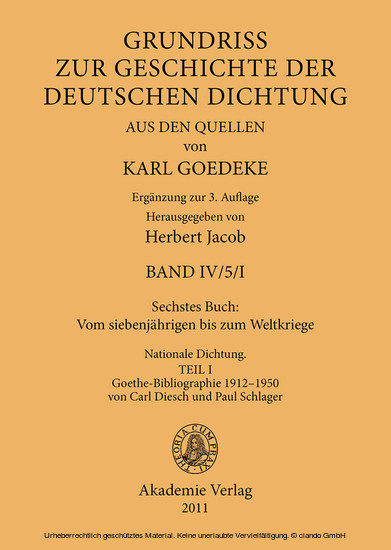 Sechstes Buch: Vom siebenjährigen bis zum Weltkriege main product photo