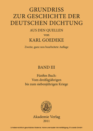 Fünftes Buch: Vom dreissigjährigen bis zum siebenjährigen Kriege