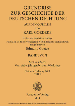 Sechstes Buch: Vom siebenjährigen bis zum Weltkriege
