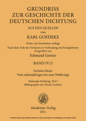Sechstes Buch: Vom siebenjährigen bis zum Weltkriege