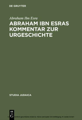 Abraham ibn Esras Kommentar zur Urgeschichte