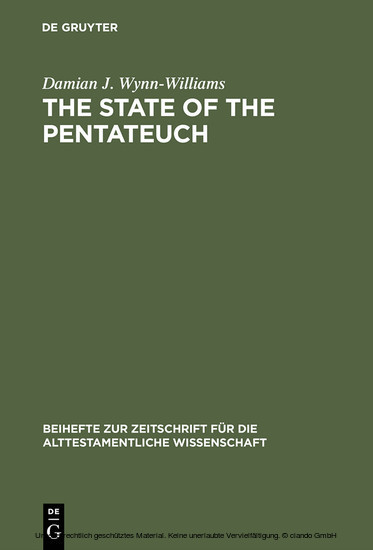 The State of the Pentateuch main product photo