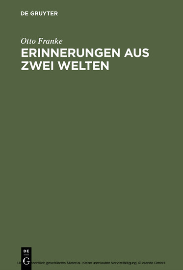 Erinnerungen aus zwei Welten main product photo