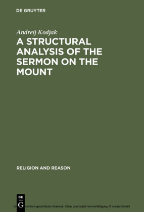 A Structural Analysis of the Sermon on the Mount