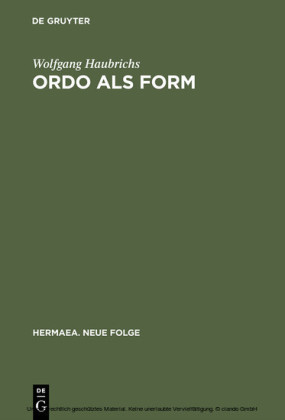 Ordo als Form