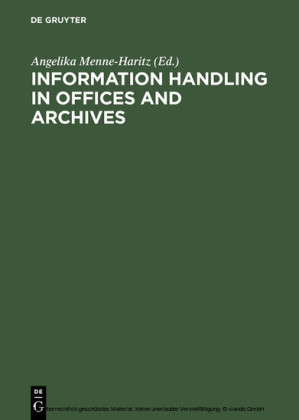 Information handling in offices and archives