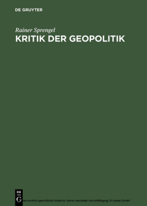 Kritik der Geopolitik