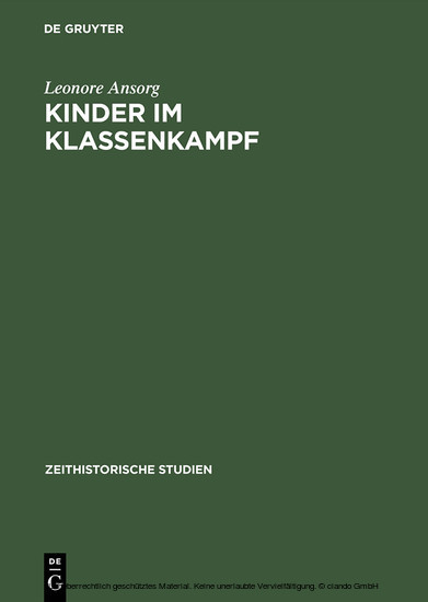 Kinder im Klassenkampf main product photo