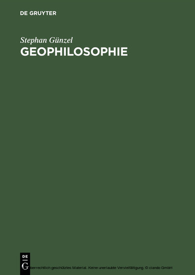Geophilosophie main product photo