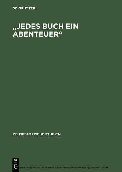 'Jedes Buch ein Abenteuer' main product photo