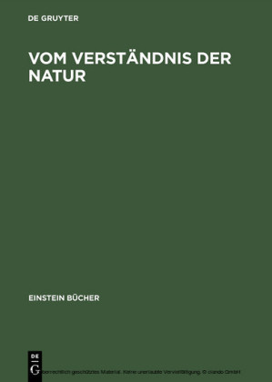 Vom Verständnis der Natur