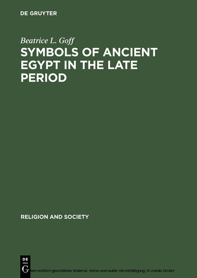 Symbols of Ancient Egypt in the Late Period main product photo