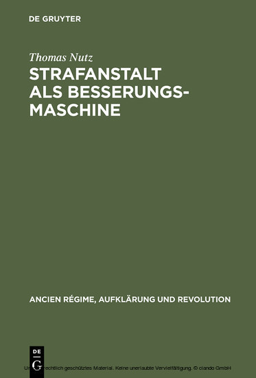 Strafanstalt als Besserungsmaschine main product photo