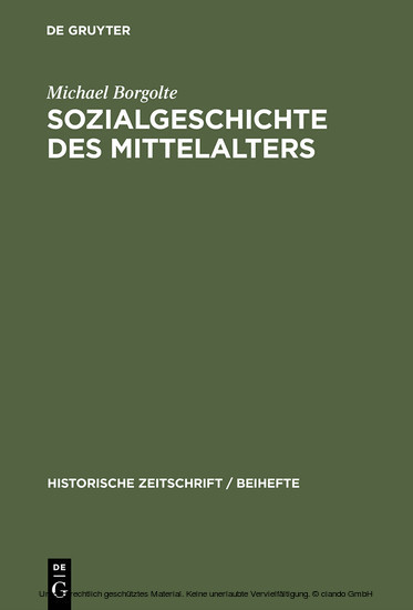 Sozialgeschichte des Mittelalters main product photo