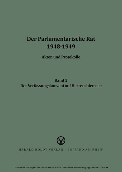 Der Verfassungskonvent auf Herrenchiemsee main product photo