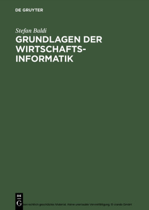 Grundlagen der Wirtschaftsinformatik