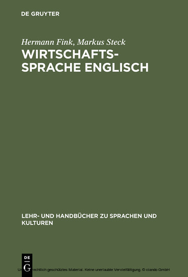 Wirtschaftssprache Englisch main product photo