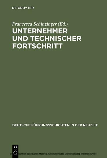 Unternehmer und technischer Fortschritt main product photo