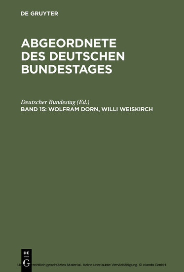 Wolfram Dorn, Willi Weiskirch main product photo