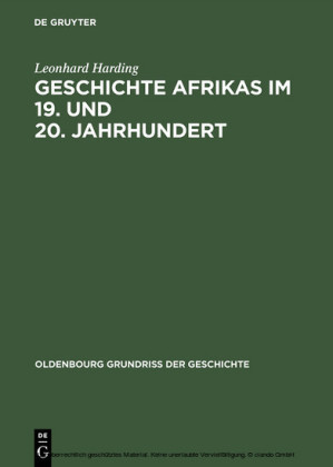 Geschichte Afrikas im 19. und 20. Jahrhundert