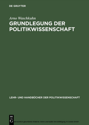 Grundlegung der Politikwissenschaft