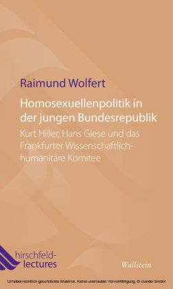 Homosexuellenpolitik in der jungen Bundesrepublik