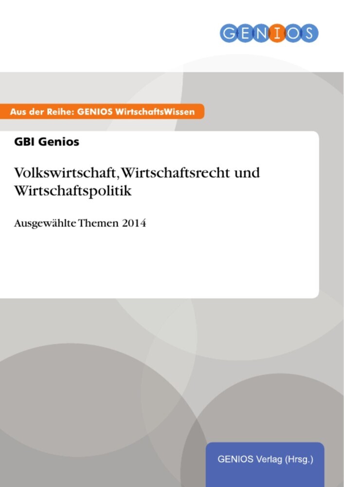 Volkswirtschaft, Wirtschaftsrecht und Wirtschaftspolitik main product photo