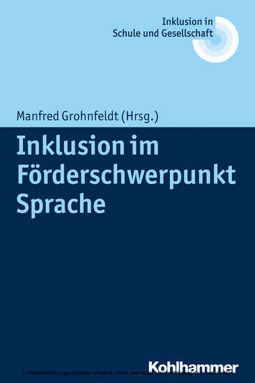 Inklusion im Förderschwerpunkt Sprache main product photo