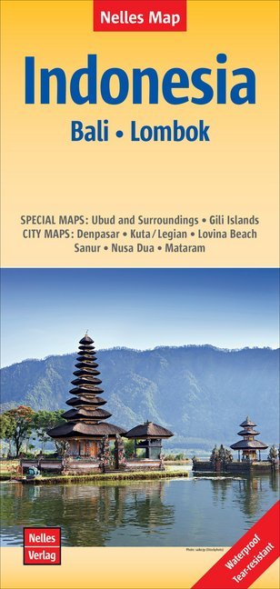 Nelles Map Landkarte Indonesia : Bali, Lombok main product photo