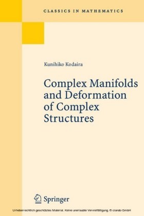 Complex Manifolds and Deformation of Complex Structures