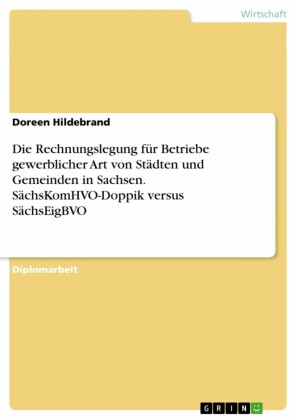 Die Rechnungslegung für Betriebe gewerblicher Art von Städten und Gemeinden in Sachsen. SächsKomHVO-Doppik versus SächsEigBVO
