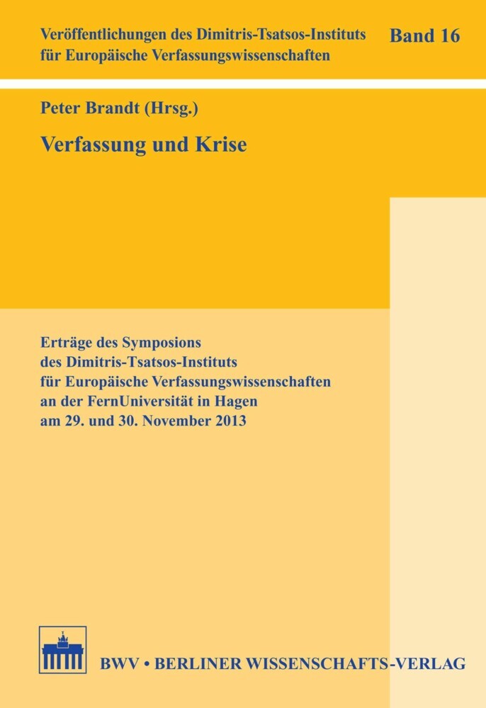 Verfassung und Krise main product photo