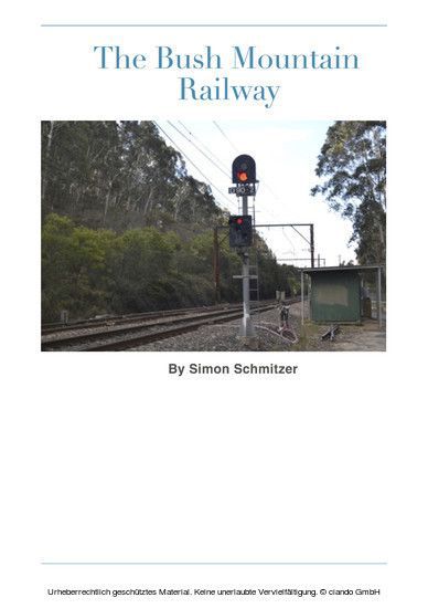 The Bush Mountain Railway main product photo