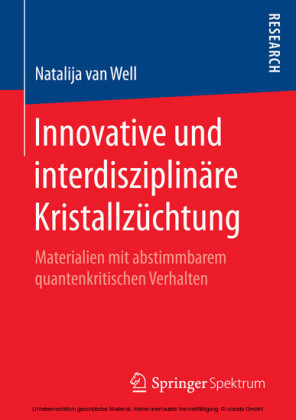 Innovative und interdisziplinäre Kristallzüchtung