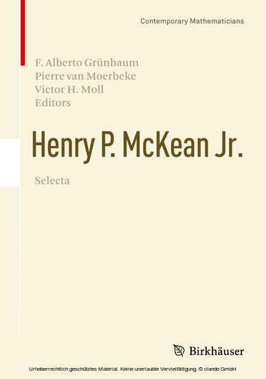Henry P. McKean Jr. Selecta main product photo
