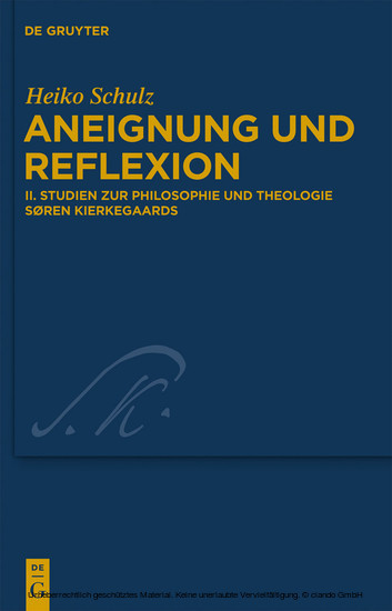 Studien zur Philosophie und Theologie Søren Kierkegaards main product photo