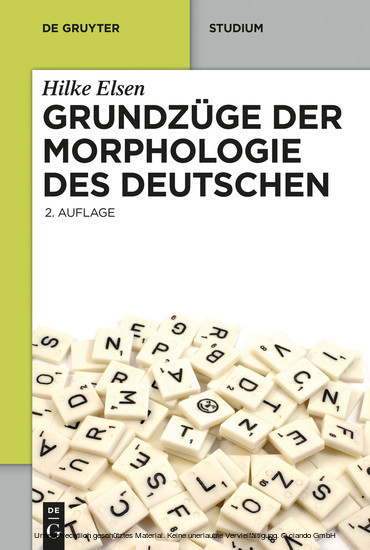 Grundzüge der Morphologie des Deutschen main product photo