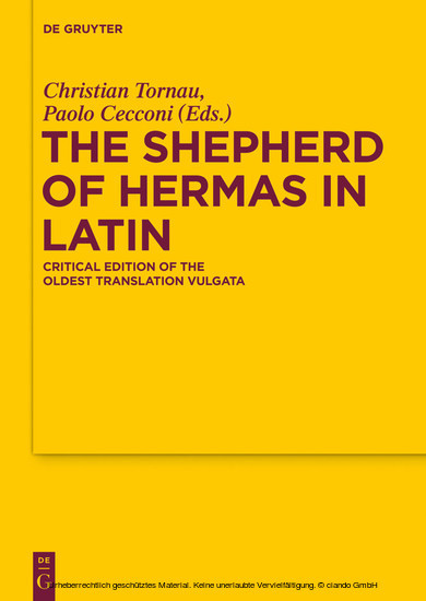The Shepherd of Hermas in Latin main product photo