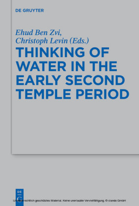 Thinking of Water in the Early Second Temple Period