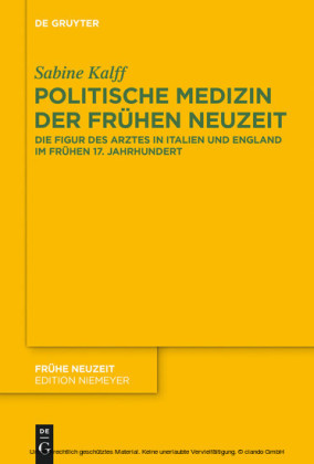 Politische Medizin der Frühen Neuzeit