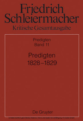 Predigten 1828-1829