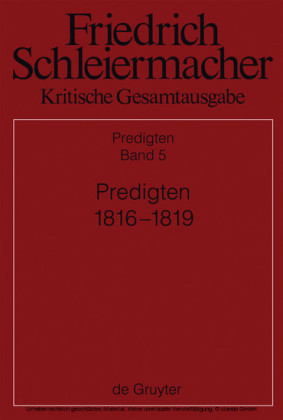 Predigten 1816-1819