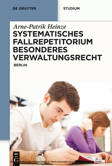 Systematisches Fallrepetitorium Besonderes Verwaltungsrecht main product photo