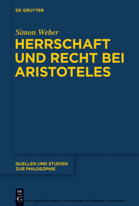 Herrschaft und Recht bei Aristoteles