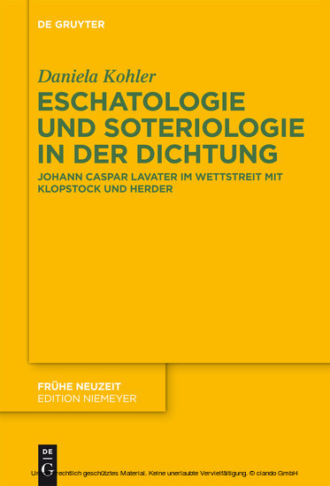 Eschatologie und Soteriologie in der Dichtung main product photo
