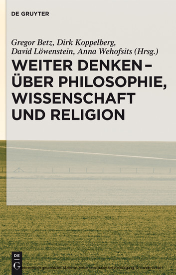 Weiter denken - über Philosophie, Wissenschaft und Religion main product photo