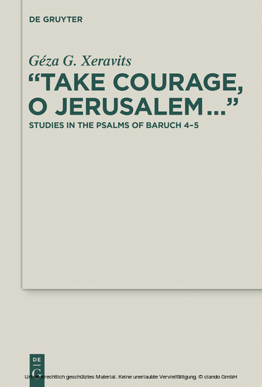 'Take Courage, O Jerusalem...' main product photo