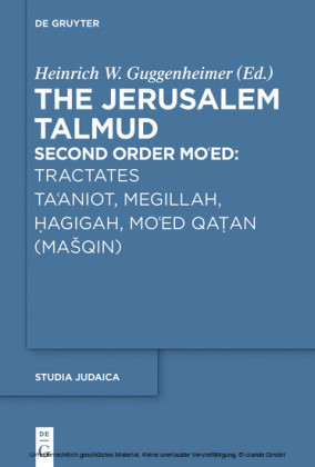 Tractates Ta'aniot, Megillah, Hagigah and Mo'ed Qatan (Ma?qin)